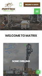 Mobile Screenshot of matrixdrilling.com.au